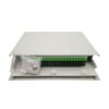 white sc apc fiber patch panel 2u 48 port, high density, rack mountable