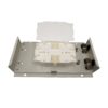 wall mounted wtb a48 48 core fiber optic patch panel with metal housing and cable management