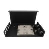 8 port wall mount fiber patch panel wtb l08, 1u rack compatible, lc/sc/fc adapters, 19" standard, for optical distribution
