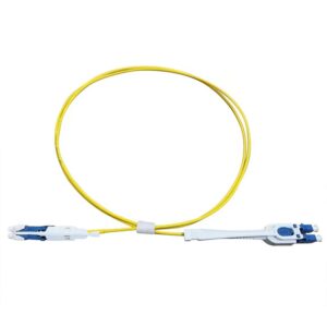 400g data center network senko cs® dual lc lc fiber patch cord duplex, single mode smf yellow 2 meter