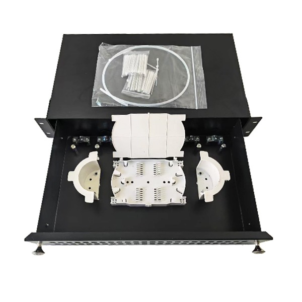 gpsm 1u 48 port sc apc fiber patch panel, 0.9mm slim adapters, 19" rack mount, high density