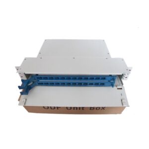 19 inch 1u rack mount 24 core optical distribution frame with fiber management
