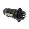 96 cores fiber optic splice closure 1oval+4 round ports, heat shrink sealing, with air valve, grounding wire,6 splice cassette, ip68 wall mount