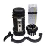 96 cores fiber optic splice closure 1oval+4 round ports, heat shrink sealing, with air valve, grounding wire,6 splice cassette, ip68 wall mount