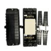 gjs 09 3 in 3 out fiber optic joint closure 96 cores, ip68 waterproof for multi port telecom networks