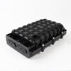 gjs 2025 fiber optic joint closure 144 cores, ip68 waterproof, 4 in/out ports for high density networks