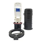 gjs 206m wall mounted fiber optic splice closure 24 core, ip66 waterproof, aluminum alloy, 35℃~+80℃