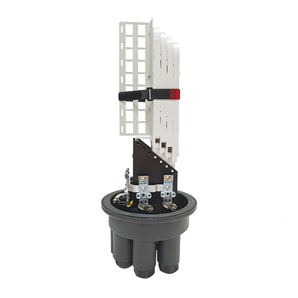 gjs 9501b fiber optic joint closure 96 cores, 1+4 ports, mechanical seal, ip68 rated for outdoor networks