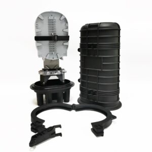 gjs d010 mini fiber optic splice closure 48~288 core ip64 waterproof, abs material 20℃~+60℃ for indoor outdoor networks