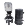 high performance gjs d015 48f fiber optic closure 4 ports ip68 outdoor use