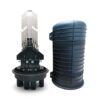 professional gjs d023 optic fiber splice closure 864 cores ip67 rated multi ports