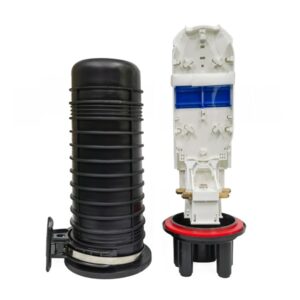 gjs dr02a fiber optic splice closure 96 core ip68 waterproof, dome type cable joint enclosure for outdoor use