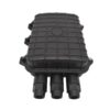 gjs h006 fiber optic joint closure 72 cores, ip67 rated, 2 in out ports for indoor outdoor networks