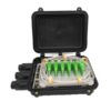 gjs h006 fiber optic joint closure 72 cores, ip67 rated, 2 in out ports for indoor outdoor networks