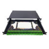 144 port sc fiber patch panel 288 core, 3u rackmount, metal enclosure, for data centers and isp networks