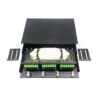 gpsr sliding fiber patch panel, lgx compatible adapter plates, 1u/2u rack mount, tool less