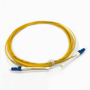 lc lc sm patch cord 5m yellow g.657.b3 lszh 2.0mm upc to upc with pulling rod for high density deployment