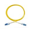 lc/upc to lc/upc patch cord duplex 5 meter, yellow sm dx,g.657a2 lszh, with push pull rods