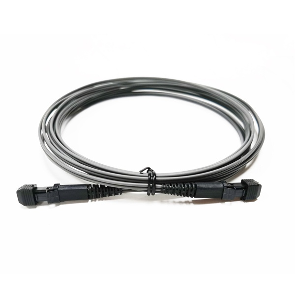 premade fiber optic cable with mtrj connector, mtrj patch cord wire amoured cable 2 cores multimode mm lszh gray 10 meter