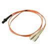 premade fiber optic cable with mtrj connector, mtrj patch cord wire amoured cable 2 cores multimode mm lszh gray 10 meter (copy)