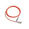 sc to mtrj multimode fiber patch cable, om1 61.5/125um, 2 cores g.651 fiber, orange lszh