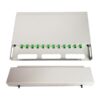 gprf rack mount fiber patch panel 12 port sc/apc, 1u 19", 0.9mm sm, 70db rl