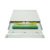gpsr 1u 24 port sc apc patch panel fiber, white, 0.9mm adapters, 19" rack mount