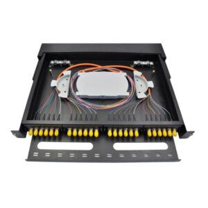 gprd rack mount fiber patch panel 24 port fc upc, 1u 19", 0.9mm sm/mm, tool less design