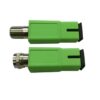 indoor catv ftth passive optical receiver, green plastic housing, sc/apc input