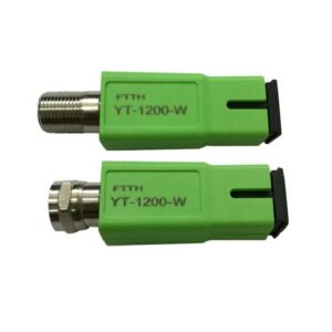 indoor catv ftth passive optical receiver, green plastic housing, sc/apc input