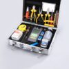 32 piece ftth toolbox for drop cable, fast connector kit, waterproof, 1.25/2.5mm compatible, with otdr slot & power meter