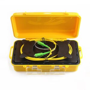 otdr launch cable box sa sa, 3m/5m/10m lengths, 0.5db max il, for 1310/1550nm testing, with fc/sc adapters