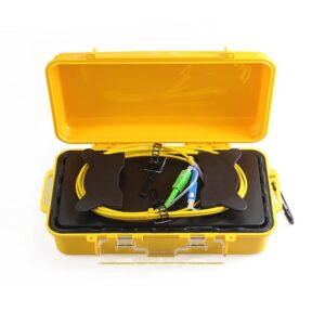 sc sa otdr launch cable box, 30db attenuation, for 1310/1550nm, with 2m patch cord, testing essential