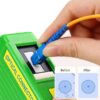 optical fiber cleaner cassette box, 200+ cleans, for sc/lc/fc connectors, lint free, iso class 5 certified, lab & field use