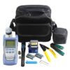 portable ftth tool bag with 13 piece fast connector kit, waterproof, for drop cable splicing & termination