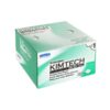 kimtech 34155 fiber optic cleaning wipes, 100 pack, lint free, 0.3μm particle removal, for connectors & splice sleeves