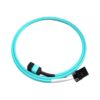 12 fiber mt to lc/pc patchcord multimode om3 50/125um mm 30cm, colorful fanout fiber pigtails (copy)