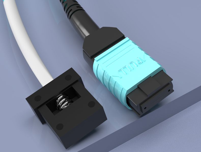 12 fiber mt to lc/pc patchcord multimode om3 50/125um mm 30cm, colorful fanout fiber pigtails (copy)