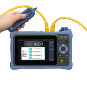 desktop otdr skl 800u, 48db dynamic range, 0.5m dead zone, for ftth/pon/data center testing