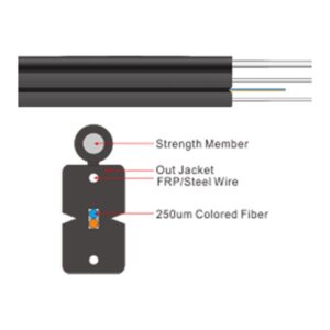 outdoor self supporting drop cable