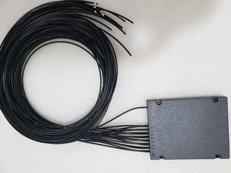 Custom abs splitter in black loose tube