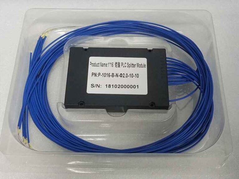 Custom abs splitter in blue loose tube