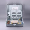 48 cores ftth fibre box on wall, 2 splice trays, 48 sc simplex adapter with flange, 2x1:16 lgx splitter or 4x 1:8 lgx splitter optional ip65, gray, abs+pc material, anti uv