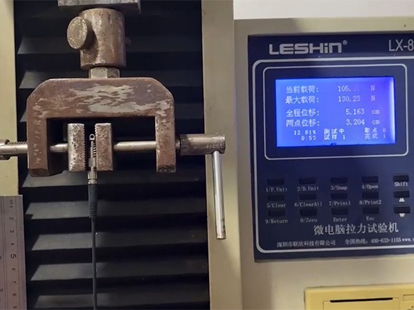 130n tension strength for pushable fiber patch cord sc apc