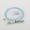 data center use stable lc to sc patch cord multimode, simplex mm 0m3 10g 50/125um aqua cable 3.0mm 1 mts, pvc sheath