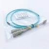 computer room connection low loss sc to lc multimode fiber patch cable 10gb 50um om3 150 fiber, duplex, 3.0mm 1mts aqua, 1pc/bag