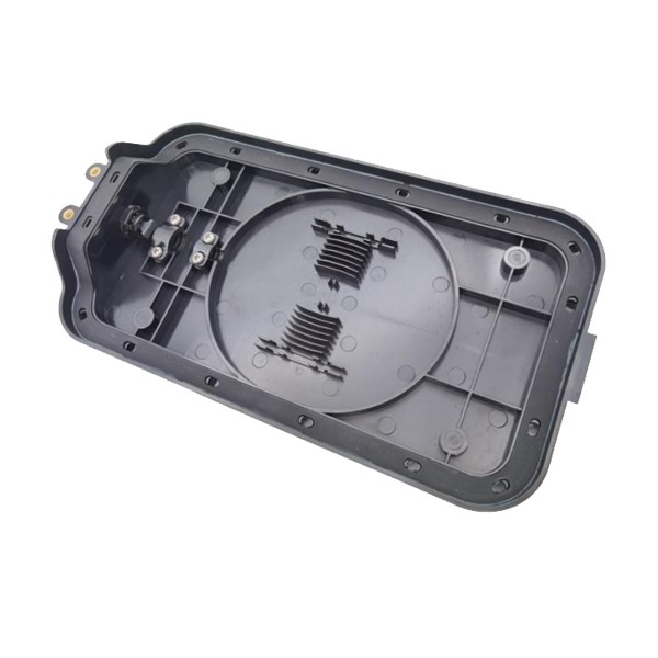 Plastic Outdoor FTTA 16 Port MST Terminal Box, Black, IP67 Protection Grade, Custom ODVA, ODC, PDLC, OptiTap, Mini SC LC MPO Connectors