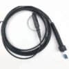 cost effective ftta outdoor lc to lc fiber optic cable, gyfjh 5.0mm black 2 cores sm duplex, side a: nsn boot, side b: optitap plug, ip68 protection, field installation cpri cable