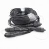 6 cores outdoor lc lc fiber optic cable with pdlc waterproof connectors 7mm 150 meter, breakout 2 cores and 4 cores lc/upc blue connectors, with anti loose dust caps