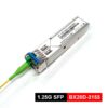 gbe,sdh stm 8 and sonet oc 24 system compliance 1.25g t1310 r1550 20km ddm bidi optical transceiver, single mode single fiber lc, commerial 0~+70 ℃